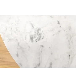 Invicta Interior Stół ELEGANCIA 100 cm biały marmuru