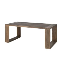 DENZO Stół ELMATO 200 x 100 cm drewno wiązu