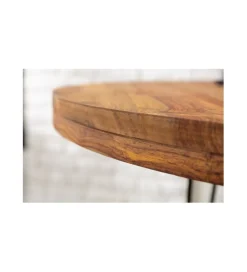 Invicta Interior Stół FENICE Makassar 120 cm drewno Sheesham