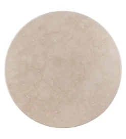 Zona-Design Stół GEHART 120 cm brązowy marmur drewno mango