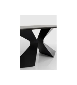 KDesign Stół GLORIA 180 x 90 cm ceramiczny blat czarny
