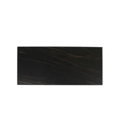 KDesign Stół GLORIA 180 x 90 cm ceramiczny blat czarny