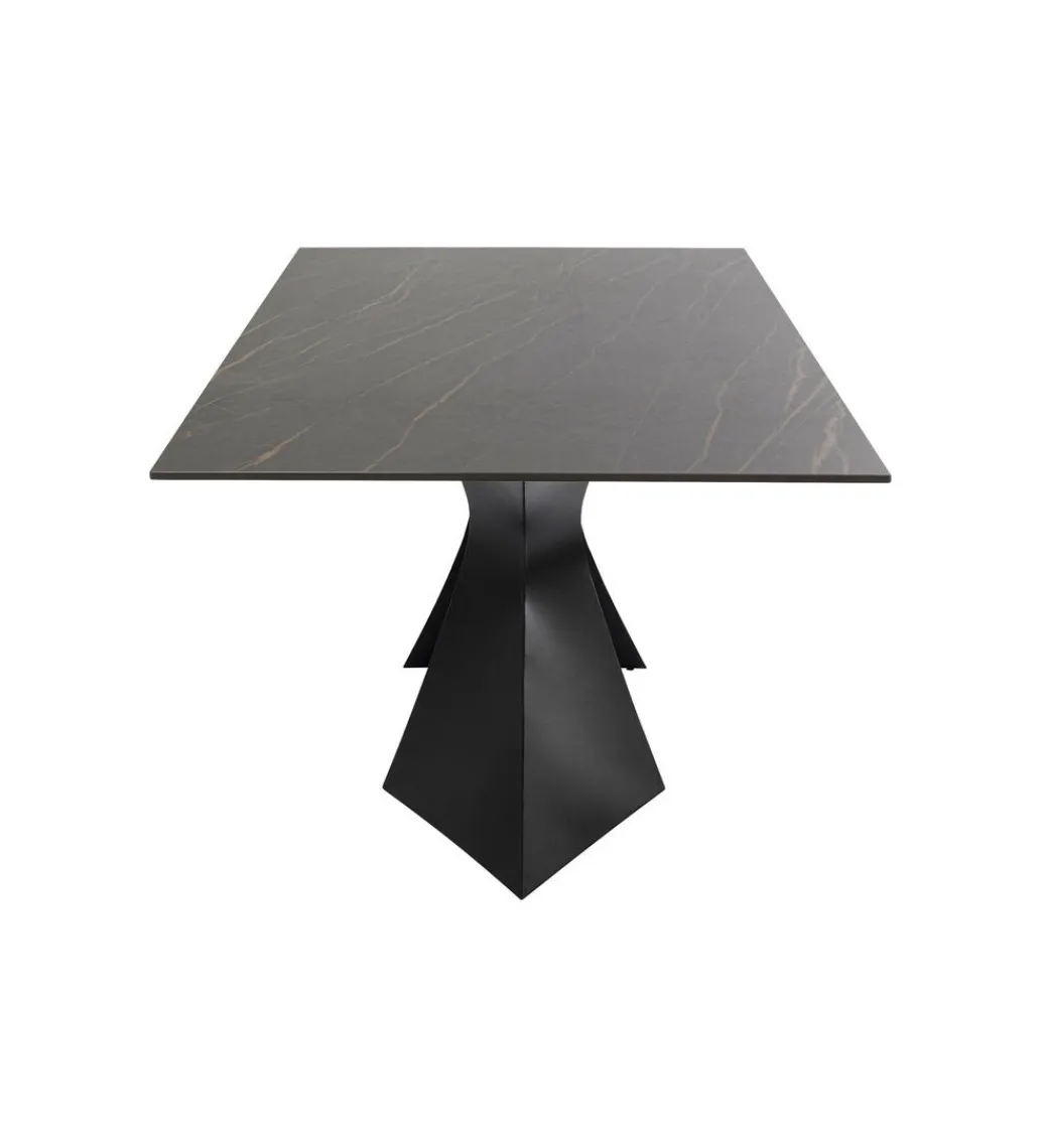 KDesign Stół GLORIA 180 x 90 cm ceramiczny blat czarny