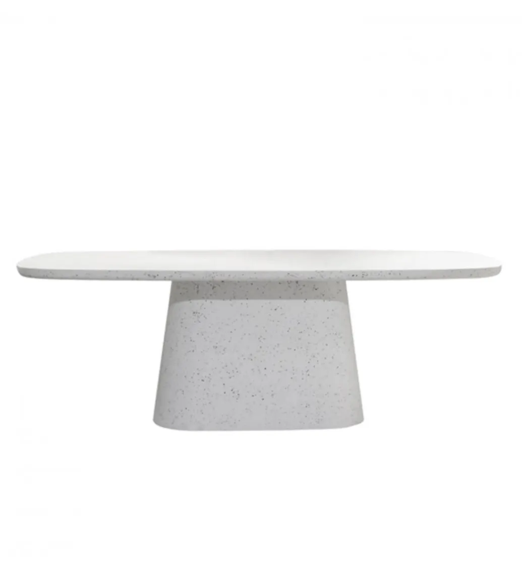 L&L Stół HAMURA 220 cm biały