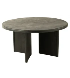 J-Line Stół HERAS 150 cm drewno teak czarny