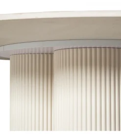 Exclusivas Stół HERE 120 cm ceramiczny blat biały