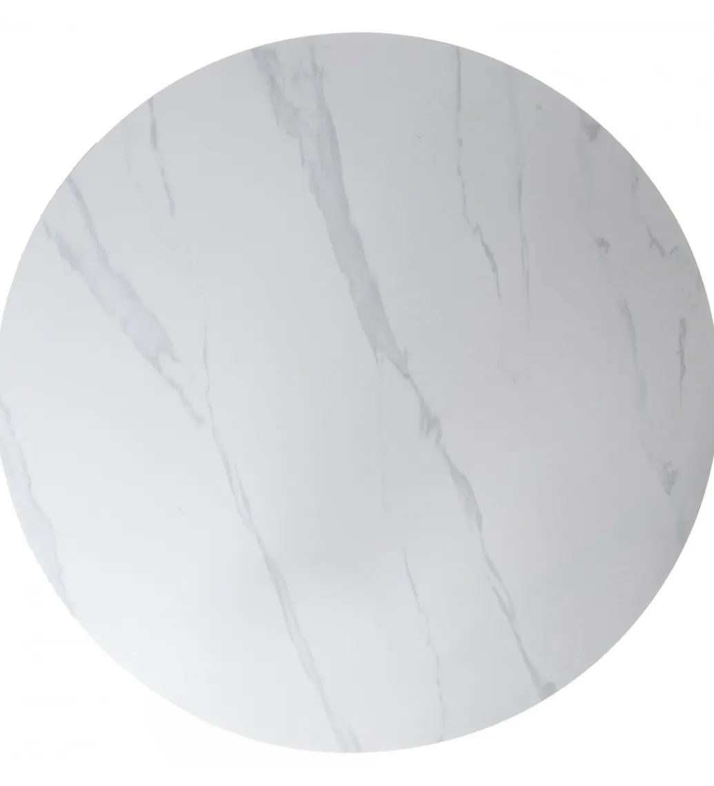 Exclusivas Stół HERE 120 cm ceramiczny blat biały