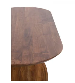 L&L Stół INDORE 220 cm drewno akcja naturalny