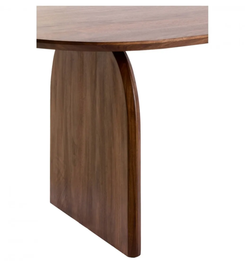 L&L Stół INDORE 220 cm drewno akcja naturalny