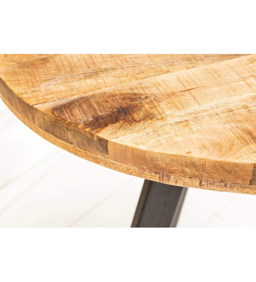Invicta Interior Stół Iron Craft 80 cm drewno Mango