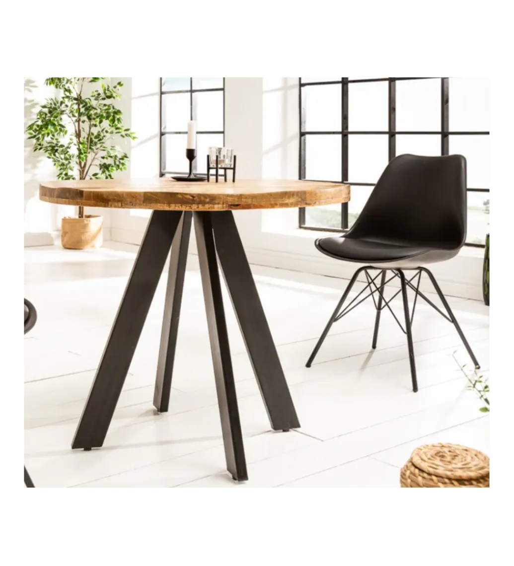 Invicta Interior Stół Iron Craft 80 cm drewno Mango