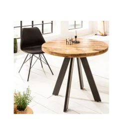 Invicta Interior Stół Iron Craft 80 cm drewno Mango