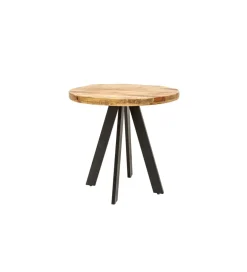 Invicta Interior Stół Iron Craft 80 cm drewno Mango