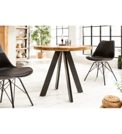 Invicta Interior Stół Iron Craft 80 cm drewno Mango