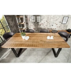 Invicta Interior Stół Iron Craft 160 cm drewno Mango
