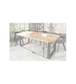 Invicta Interior Stół Iron Craft 160 cm drewno Mango