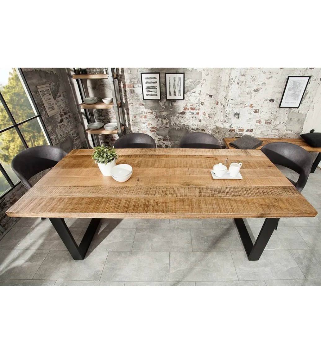 Invicta Interior Stół Iron Craft 180 cm drewno Mango
