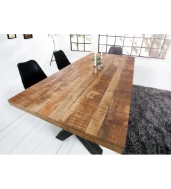 Invicta Interior Stół Iron Craft X 200 Cm Drewno Mango