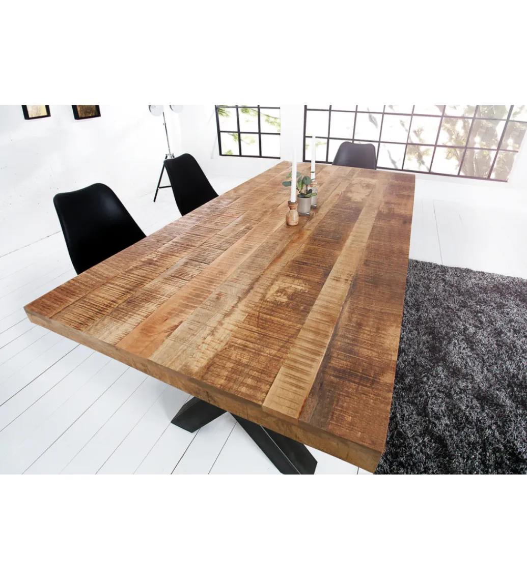 Invicta Interior Stół Iron Craft X 200 Cm Drewno Mango