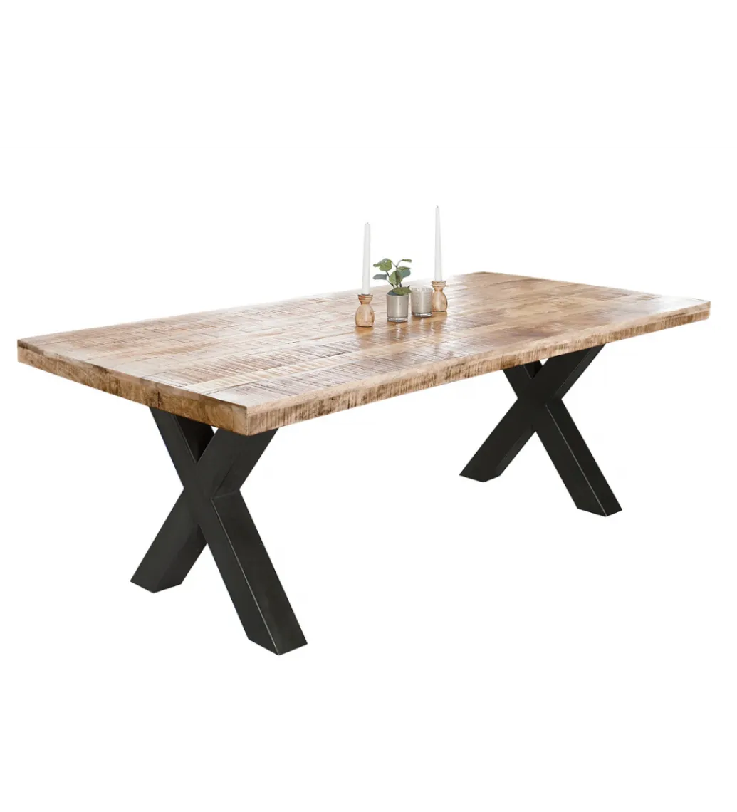 Invicta Interior Stół Iron Craft X 200 Cm Drewno Mango