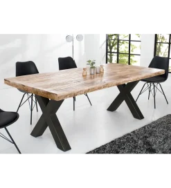 Invicta Interior Stół Iron Craft X 200 Cm Drewno Mango