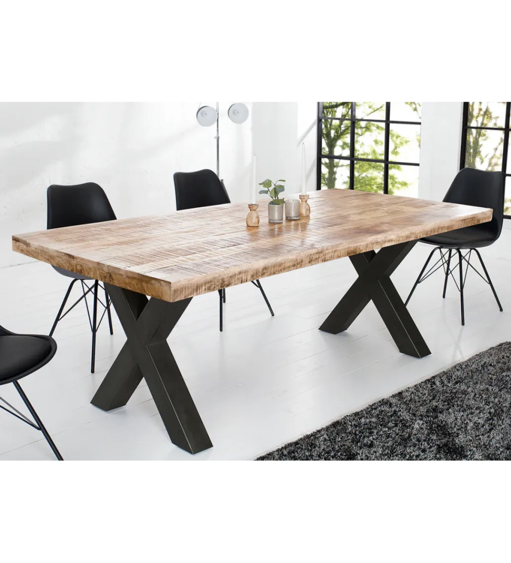 Invicta Interior Stół Iron Craft X 200 Cm Drewno Mango