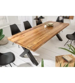 Invicta Interior Stół Iron Craft X II 240 cm drewno Mango