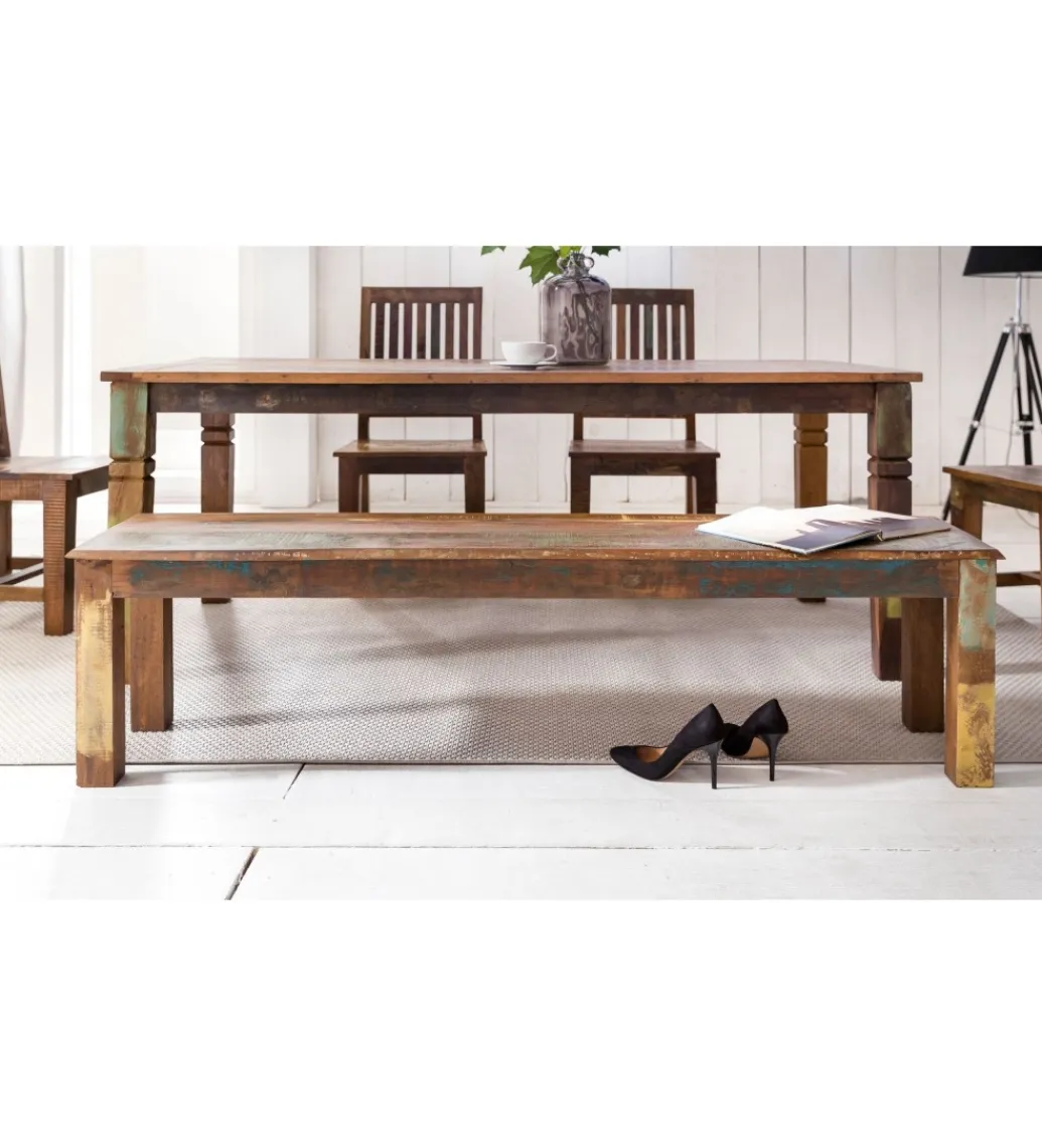 WOHNLING, GERMANY Stół JAKARTA Kalkutta 120 cm drewno mango
