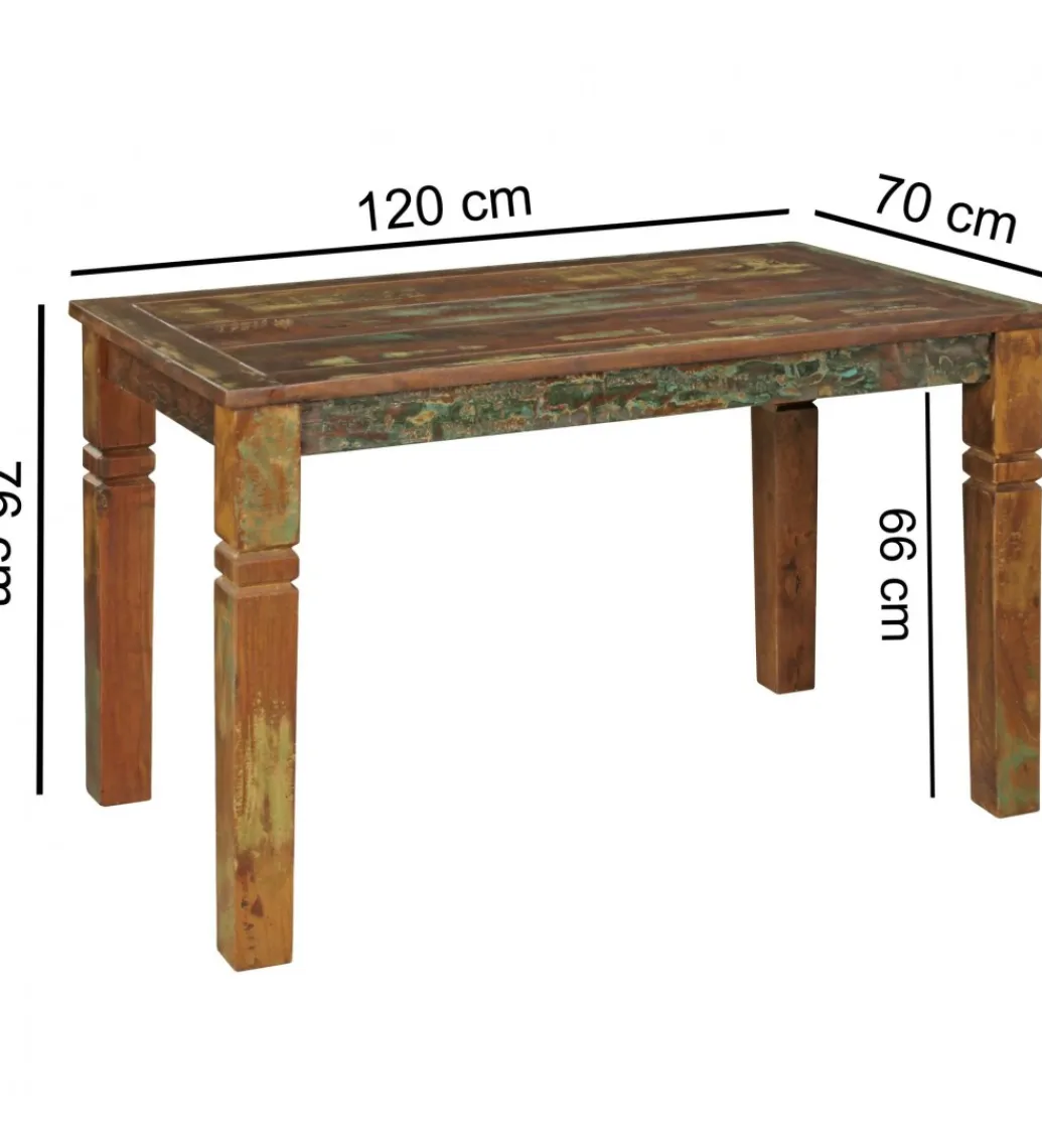 WOHNLING, GERMANY Stół JAKARTA Kalkutta 120 cm drewno mango