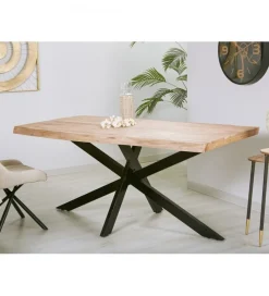 Imeri Stół KERUGI 180 cm drewno akacja