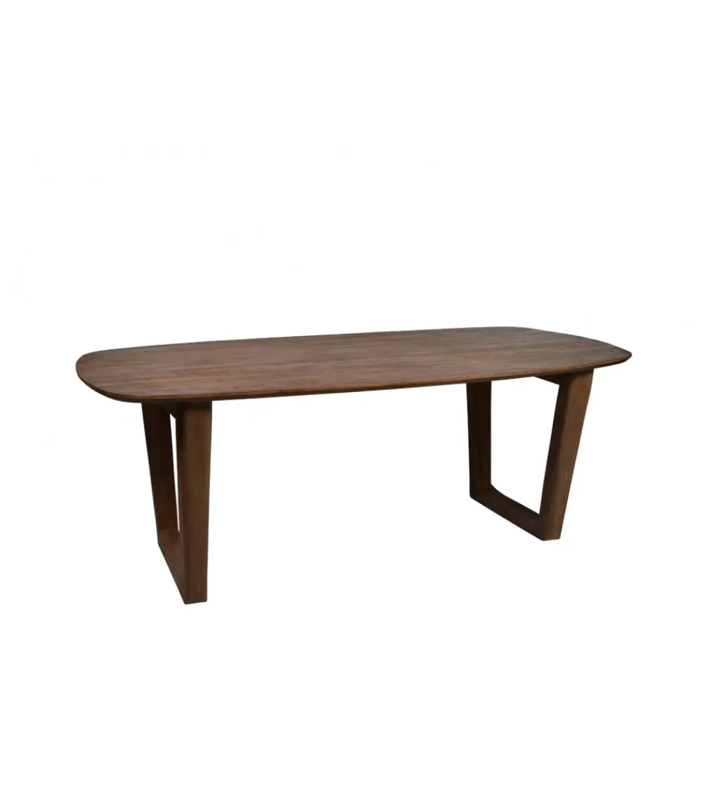 LF-Design Stół KORTE 200 cm drewno mango brąz