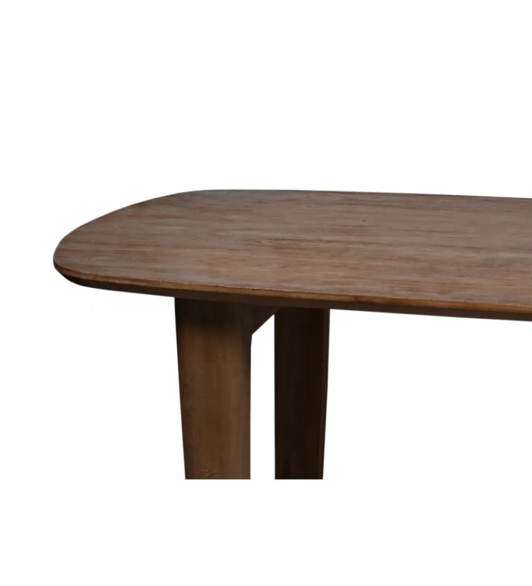 LF-Design Stół KORTE 200 cm drewno mango brąz