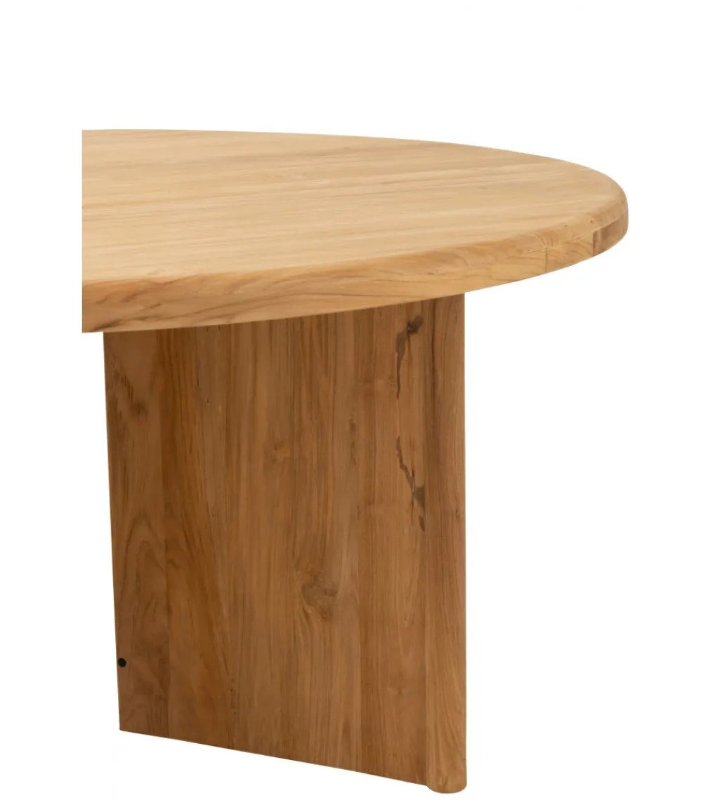 J-Line Stół LEMONE 150 cm drewno teak naturalny