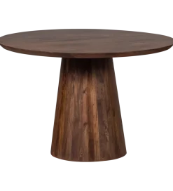 WOOOD Stół LIMIT 130 cm drewno mango odcień orzecha