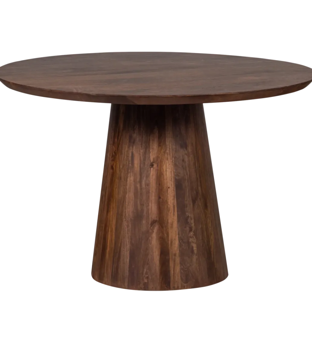 WOOOD Stół LIMIT 130 cm drewno mango odcień orzecha
