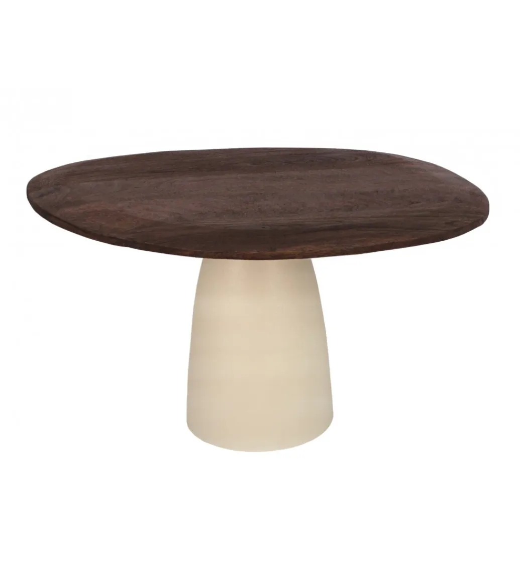 LF-Design Stół MARONI 140 cm drewno mango brąz