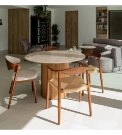 Zona-Design Stół MERTYL 120 cm okrągły naturalny