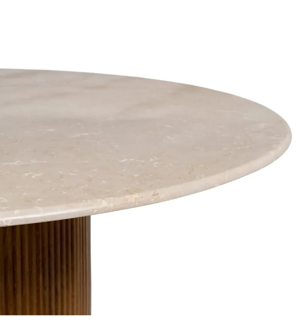 Zona-Design Stół MERTYL 120 cm okrągły naturalny