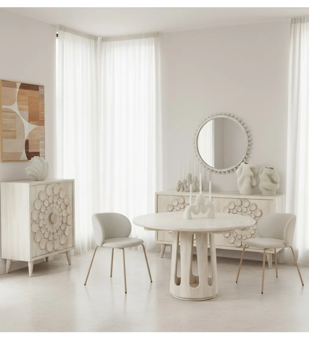 Exclusivas Stół MONEART 120 cm drewno mango
