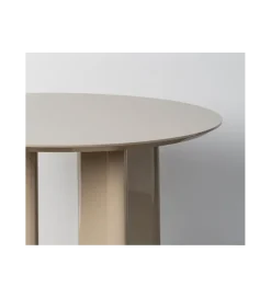 Zona-Design Stół MYKA 120 cm szklany taupe