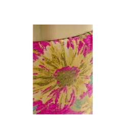KARE Stołek FLOWER 39 cm różowy
