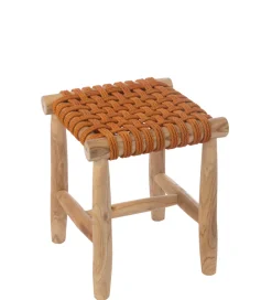 J-Line Stołek GASAM 45 cm pomarańczowy