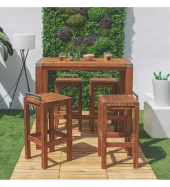 Zona-Design Stołek GRUNTO 80 cm naturalny