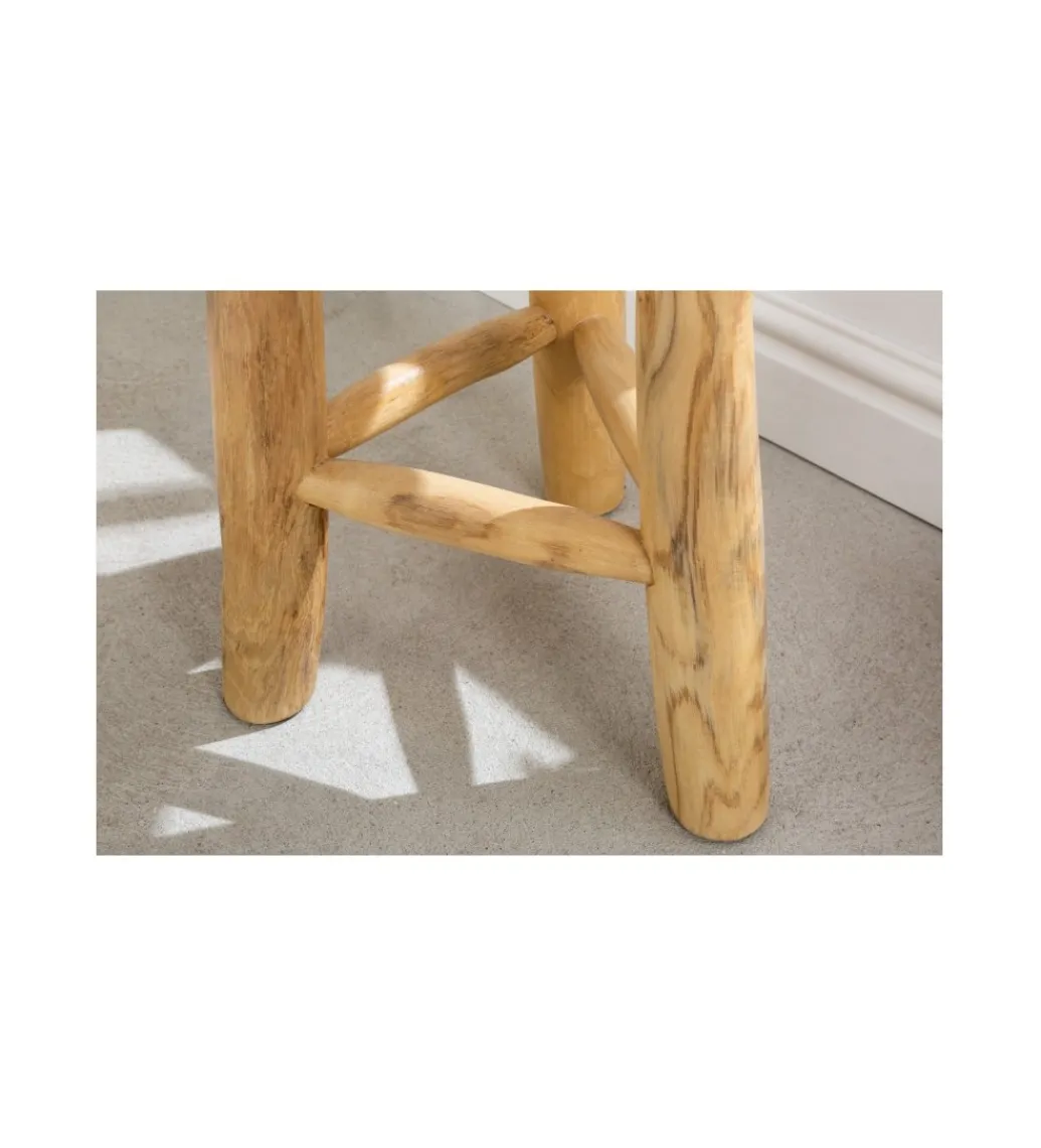 Invicta Interior Stołek GUERRO 30 cm drewno teak
