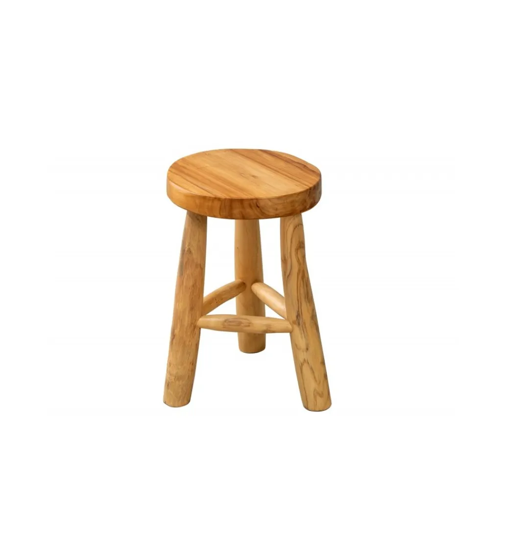 Invicta Interior Stołek GUERRO 30 cm drewno teak