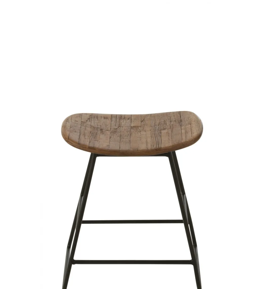 J-Line Stołek UDINE drewno teak