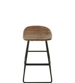 J-Line Stołek UDINE drewno teak