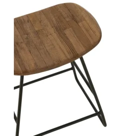 J-Line Stołek UDINE drewno teak