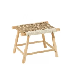 J-Line Stołek WAVERLY 60 cm drewno teak