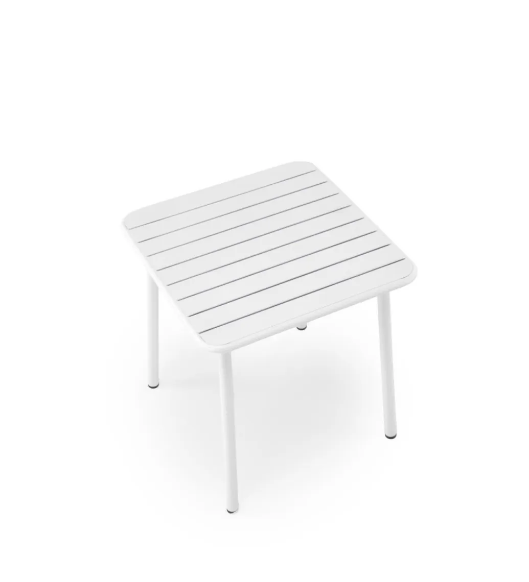 Halmar Stół ogrodowy BOSCO 70 cm biały